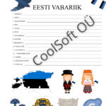 Eesti Vabariik – tööleht lastele