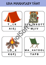 Leia puuduv täht tööleht