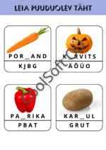 Leia puuduv täht tööleht