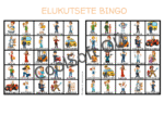 Elukutsete bingo – värviline õppemäng, kus lapsed peavad vihjete põhjal leidma oma bingokaardilt õige elukutse esindaja, näiteks õpetaja, arst või tuletõrjuja. 🎓