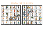 Elukutsete bingo – värviline õppemäng, kus lapsed peavad vihjete põhjal leidma oma bingokaardilt õige elukutse esindaja, näiteks õpetaja, arst või tuletõrjuja. 🎓
