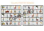 Elukutsete bingo – värviline õppemäng, kus lapsed peavad vihjete põhjal leidma oma bingokaardilt õige elukutse esindaja, näiteks õpetaja, arst või tuletõrjuja. 🎓