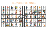 Elukutsete bingo – värviline õppemäng, kus lapsed peavad vihjete põhjal leidma oma bingokaardilt õige elukutse esindaja, näiteks õpetaja, arst või tuletõrjuja. 🎓