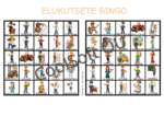 Elukutsete bingo – värviline õppemäng, kus lapsed peavad vihjete põhjal leidma oma bingokaardilt õige elukutse esindaja, näiteks õpetaja, arst või tuletõrjuja. 🎓