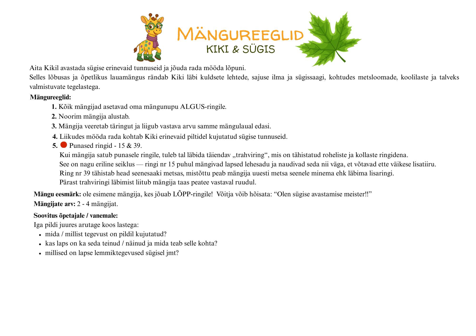 lauamang-kiki-ja-sugis-opetus Lauamängu "Kiki & sügis" mängureeglid