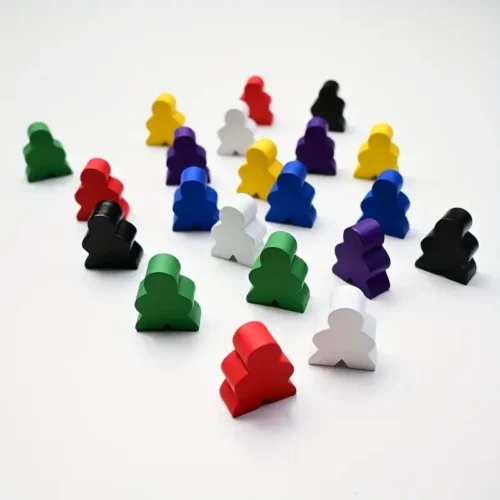 Värvilised mängunupud sobivad kasutamiseks CoolSofti lauamängudes. 🎲🟡🟢🔴🔵