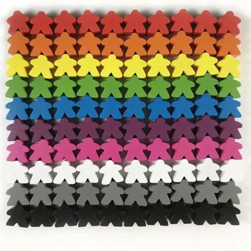 Värvilised mängunupud sobivad kasutamiseks CoolSofti lauamängudes. 🎲🟡🟢🔴🔵