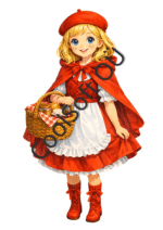 Muinasjutt Punamütsike – jutustamispildid