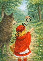 Muinasjutt Punamütsike – jutustamispildid