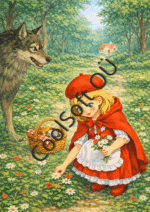 Muinasjutt Punamütsike – jutustamispildid